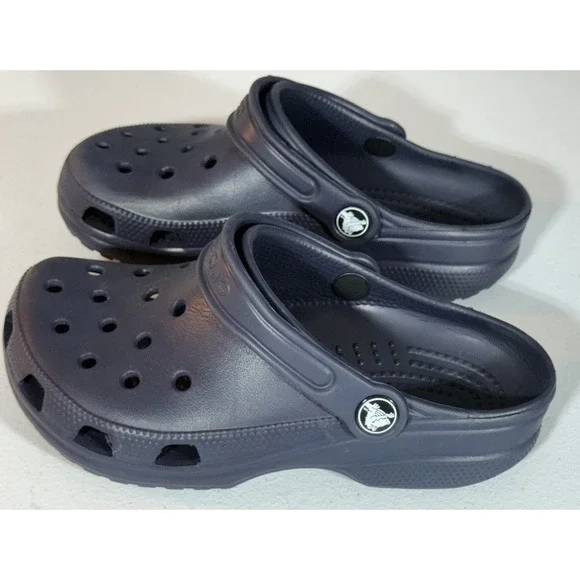 Crocs Classic Clog Cobalt Blue Unisex Slip On Sandals Mens Size 2 Womens Size 4 - Picture 2 of 7